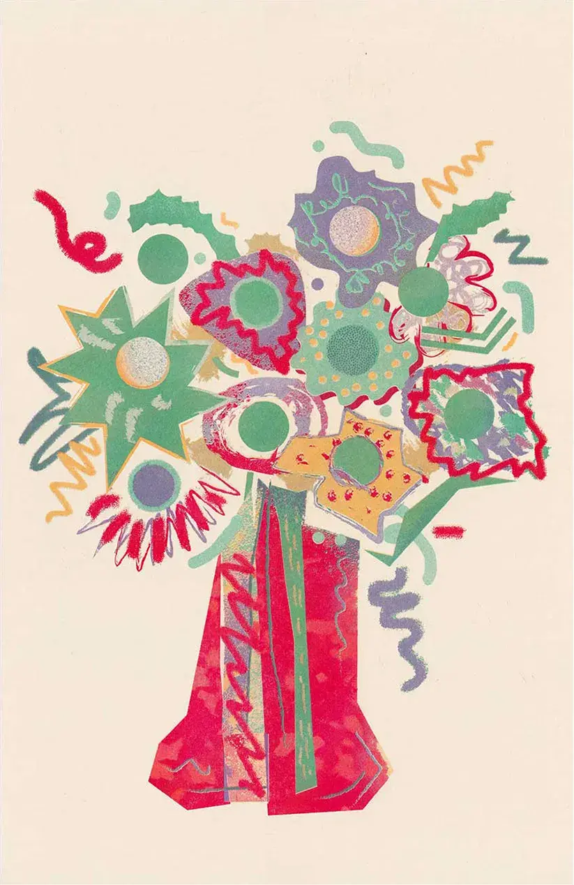 Bloomers, flowers in a vase