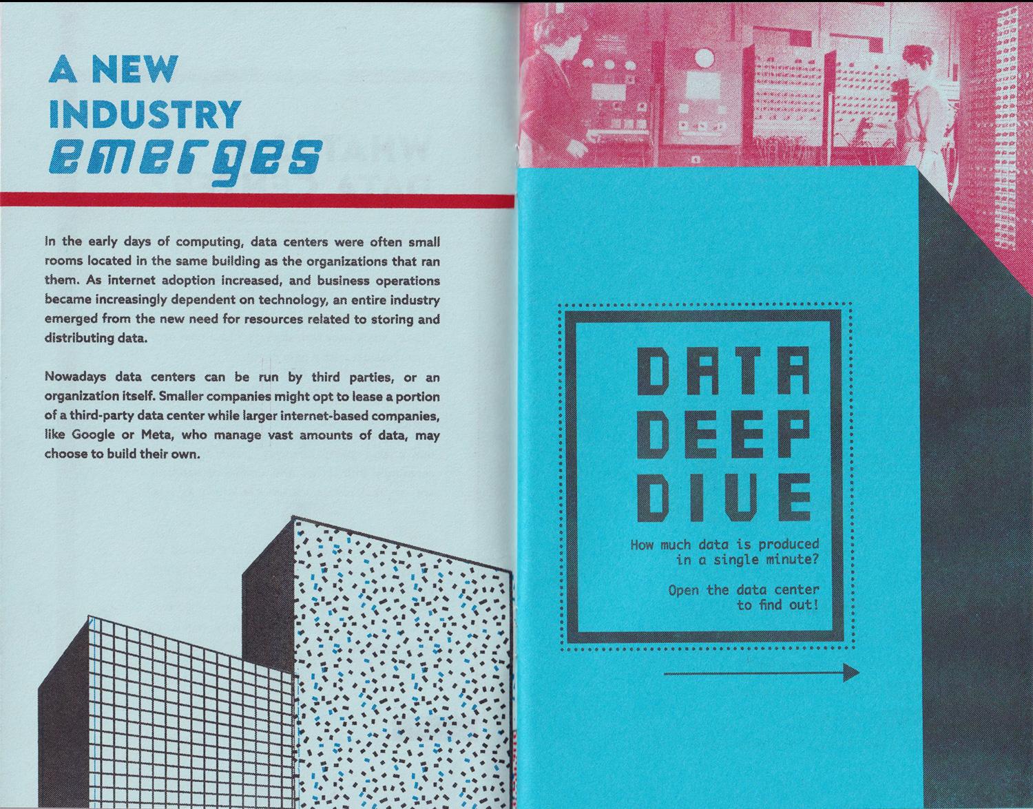 data centers zine, inside spread
